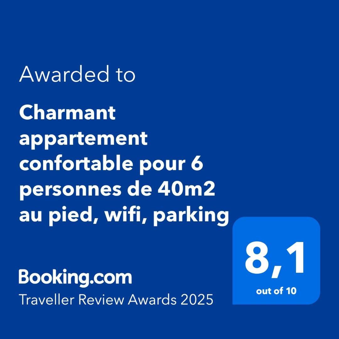 Charmant Appartement Confortable Pour 6 Personnes 40M2 Pied Pistes, Piscine, Wifi, Parking Chamrousse Esterno foto